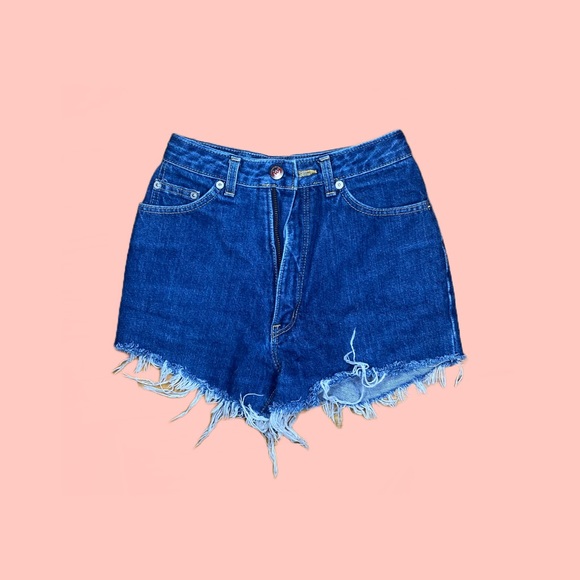 Very Rare 80s Vintage Gals from Wrangler Jean Shorts Cutoff Wrangler japan - Picture 1 of 8